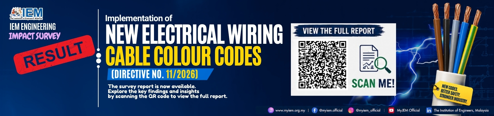 The IEM Engineering Impact Survey on the implementation of New Electrical Wiring Cable Colour Codes (Directive No. 11/2026)